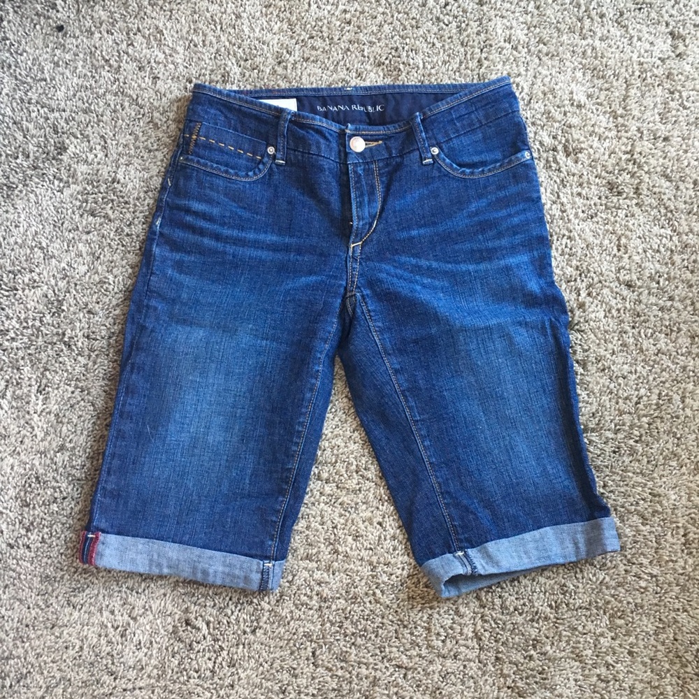 Banana republic jean shorts